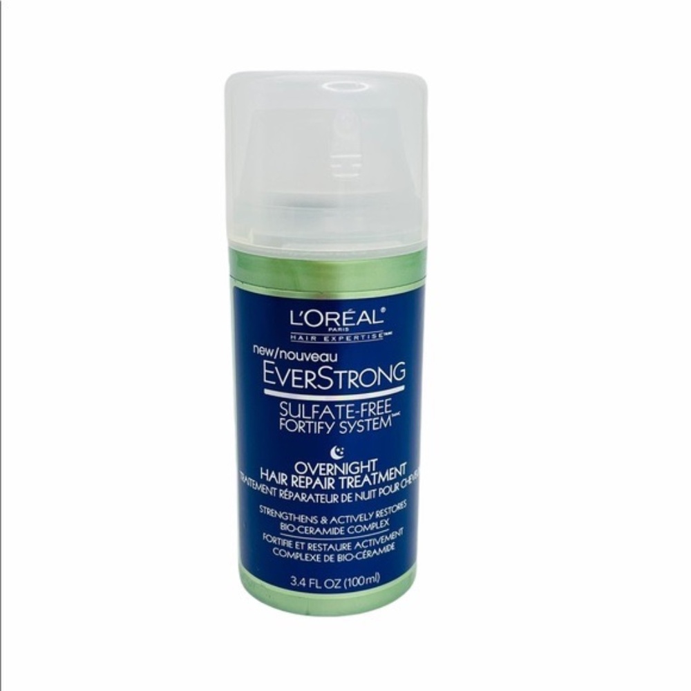 L'Oreal EverStrong Overnight Hair Repair Treatment 3.4 oz NEW Discontinued